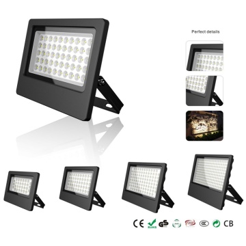 DMX controlled outdoor floodlights