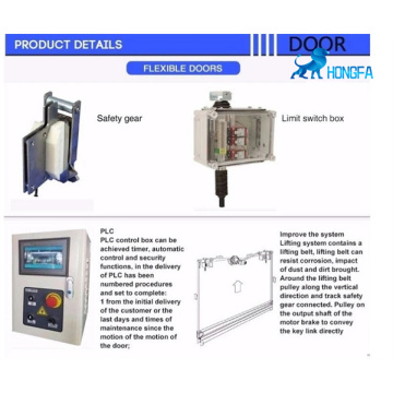 Exterior and Interior Flexible Fabric Hangar Gate