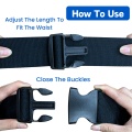 Senior Black Quick Release Buckle Gait Belt