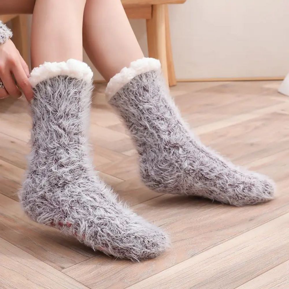 Women Winter Slipper Socks