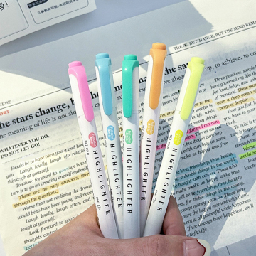 Wholesale 5pcs/set Kawaii Mini Pastel Highlighter Markers for Kids