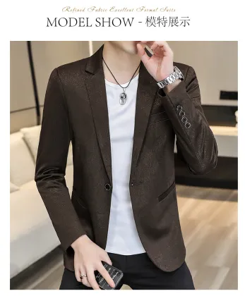 M-4XL New Corduroy Men's Casual Suit Coat