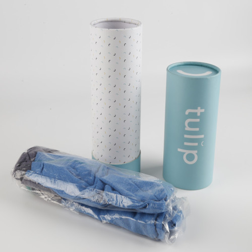 T-shirt Cardboard Cylinder Cardboard Paper Tube Gift Box