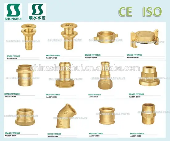 SSF20120 Brass fitting copper p traps connector
