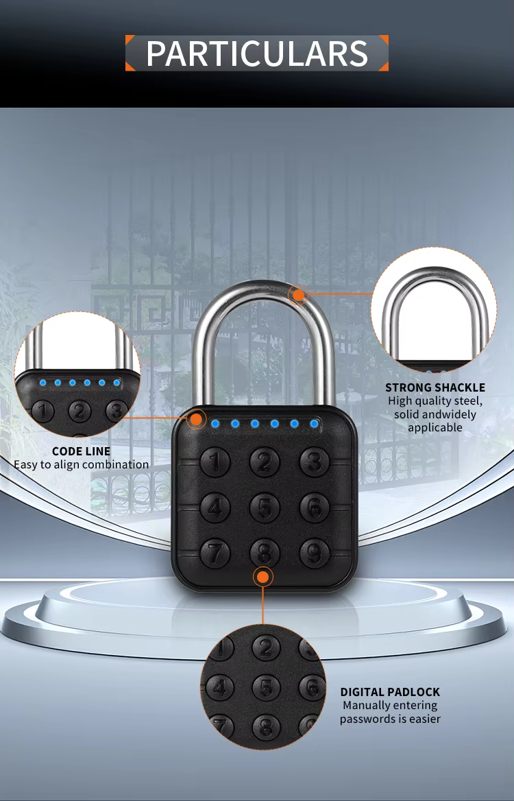 2 Battery-powered padlock