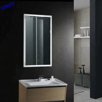 Warm-Toned LED Mirror For Living Room with OEM Service