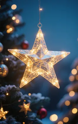 Star shower christmas lights