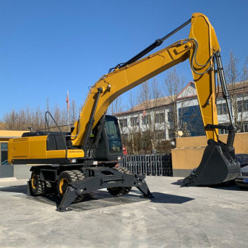 Manufacturer Direct: 13-15 Ton Wheel Excavators with 0.6m³ Bucket Capacity