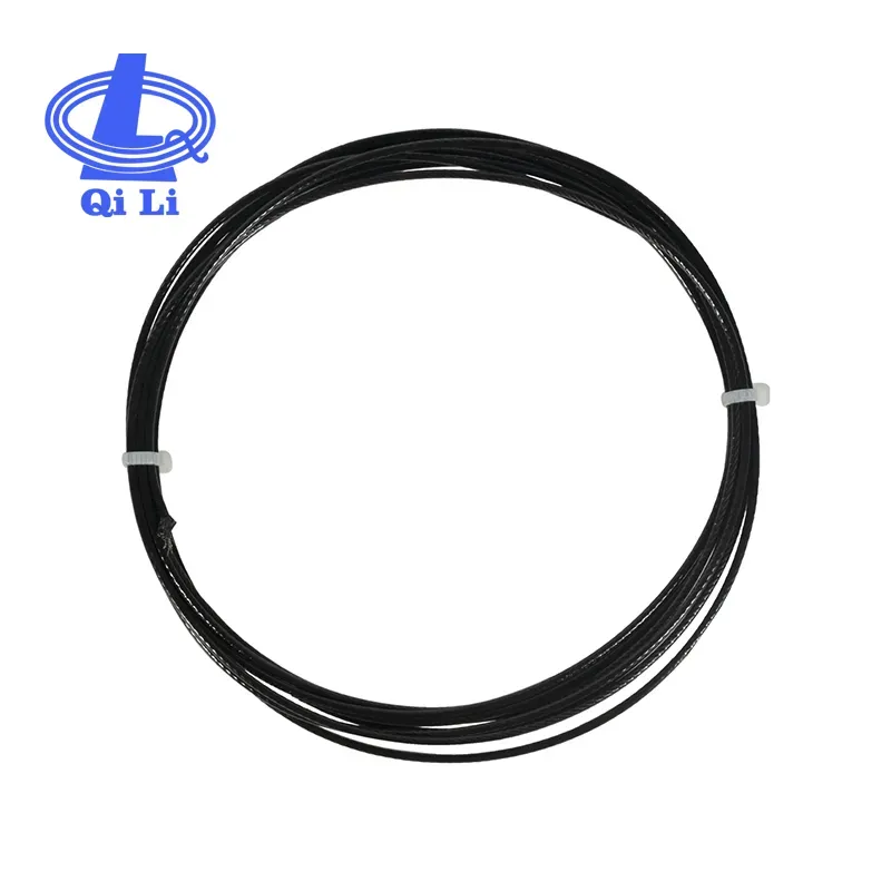 Black PVC Coated Wire Rope for Hanging Clothes