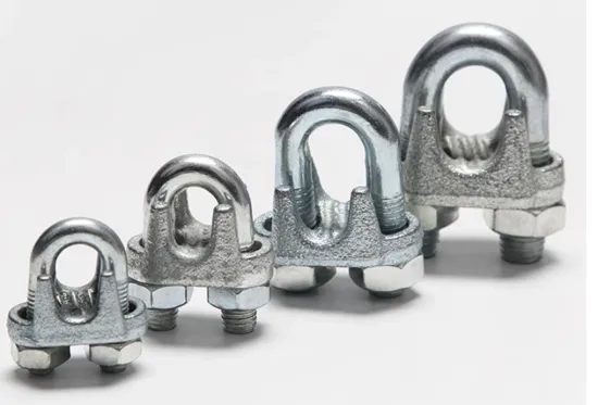 U Type Steel Wire Rope Clip for Elevators 6mm 8mm 10mm 12mm 13mm