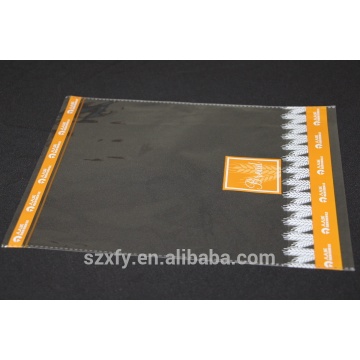 Laminated plastic printed transparent poly food bag for packing bread