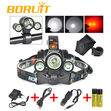Boruit 1600 Lumen Red LED Hunting Lights Headlamp