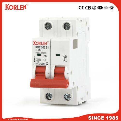 Miniature Circuit Breaker 3KA 63A SEMKO KNB2-63 2P