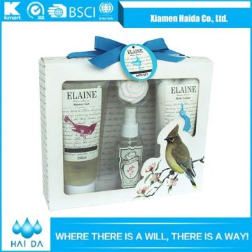 natural bath and body gift set