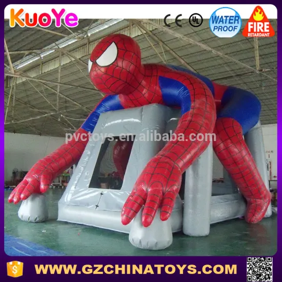 Hot sale cheap bouncy castle spiderman inflatable bouncer for sale