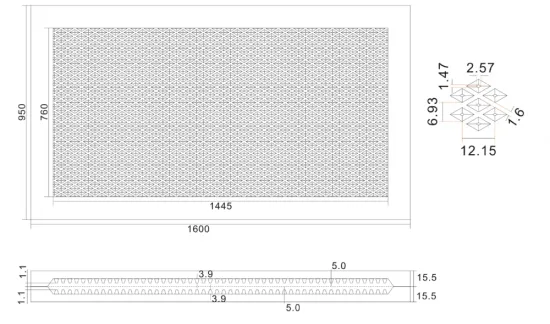 Rhombus CNC milling mould
