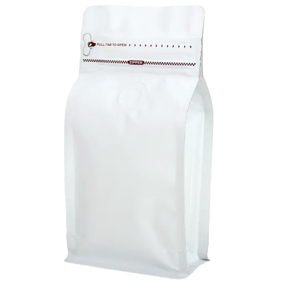 Stand Up Aluminum Foil Packaging Flat Bottom Bag