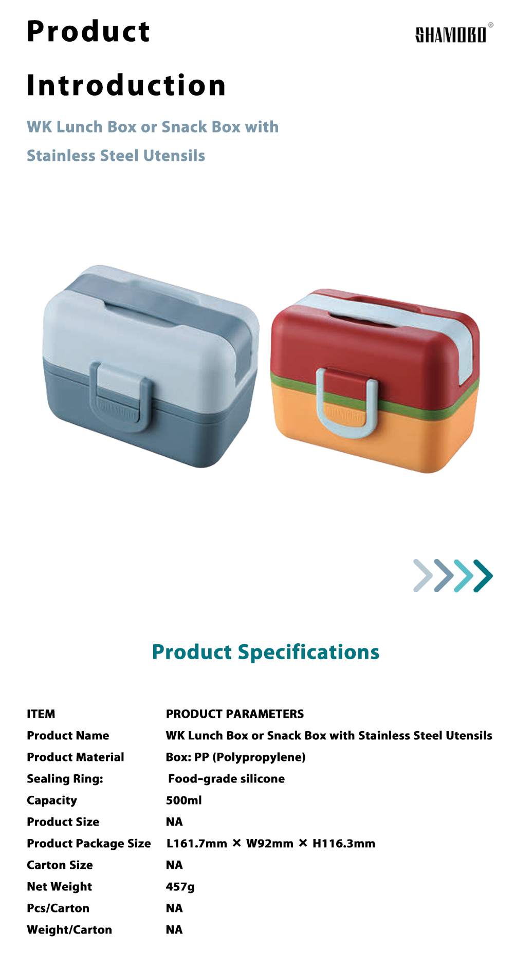 Portable Travel Food Storage Bento Box x