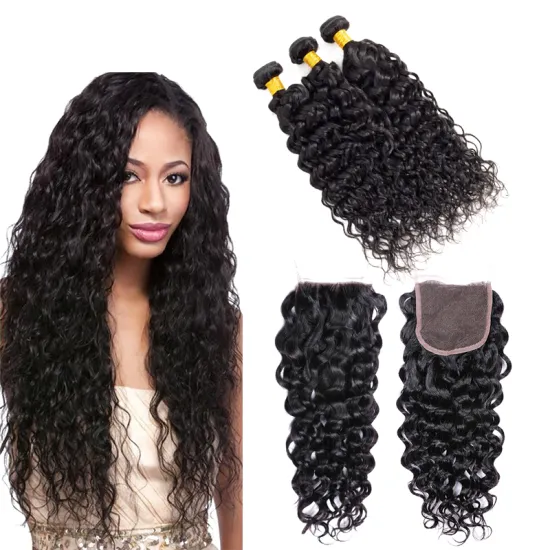 Best hair vendors hair weave wholesale brazilian bundles with lace closure cuticle aligned raw virgin hair