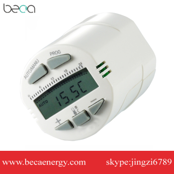 HVAC Radiator Room Thermostat, Electronic Digital Valve Controller, Programmable LCD Radiator Thermostat BEA-800