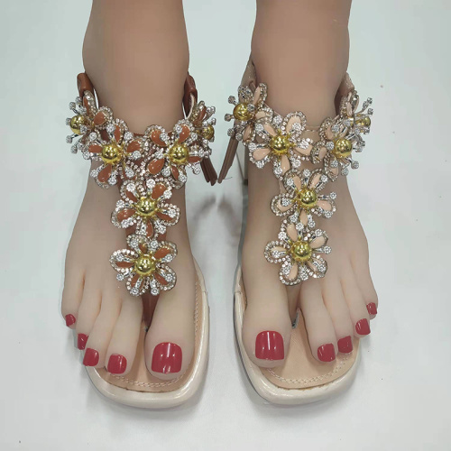 Sandal Upper flower sandal upper fashion design Manufactory