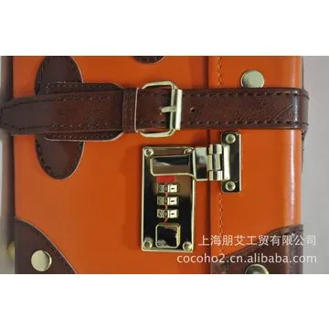 PA brand PU trolley suitcase