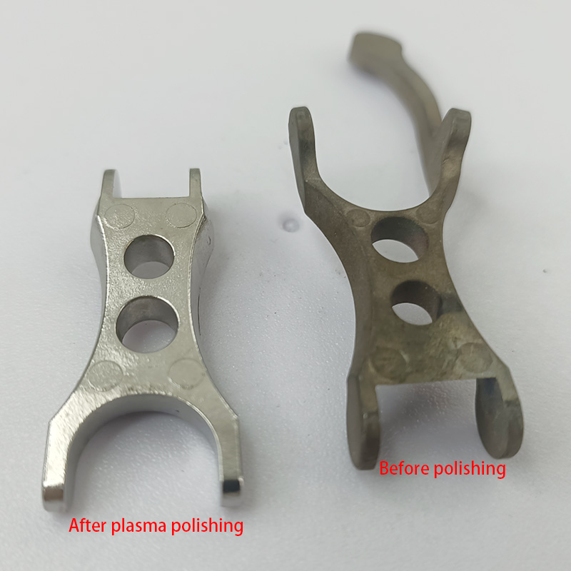 Titanium alloy polishing