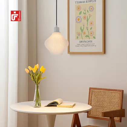 3D Printed Acrylic Lamp Shade for Kitchen and Bedroom Pendant Lighting