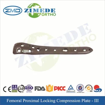 Femoral proximal locking compression plate large fragment fracture
