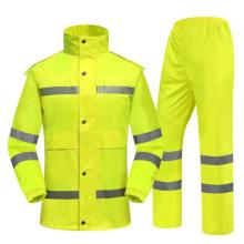 Fluorescent yellow color matching workwear