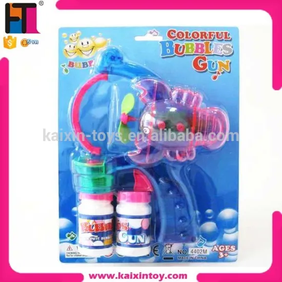 B/O lobster shape electronic soap bubble gun toy with light two bottles bubble