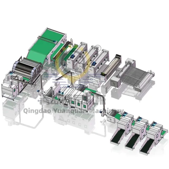 PLC-Controlled Needle Punching Wool Felt Production Line Non-Woven Machinery