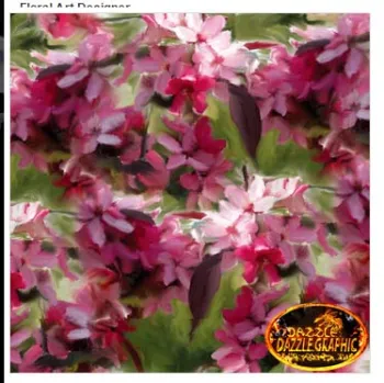 Unmatched Quality Water Transfer Printing Floral Art Print Designer 3D DGDAF010 Width0.5M HydroGraphic Floral Art Designer
