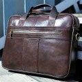 Genuine Leather Men's Briefcase