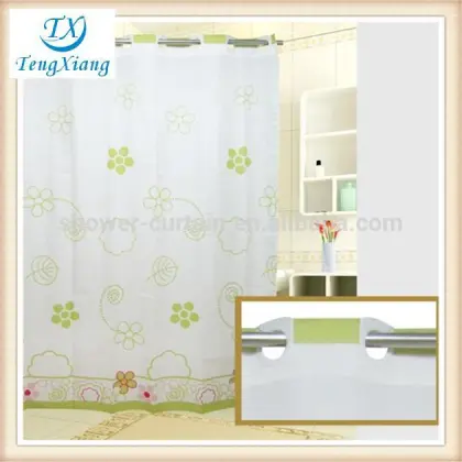 l shaped shower curtain rods