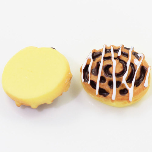Κατασκευάστε μίνι γλυκά μπισκότα Μπισκότα σε σχήμα ρητίνης Cabochon Food Flatback Charms Παιδικά παιχνίδια DIY namυγεία στολίδια