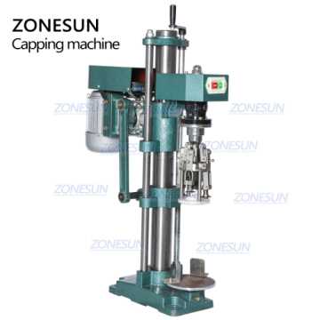 ZONESUN Semi Automatic Capping Machine Pilfer Proof Bottle Cap Making Juice Wine Water Liquid Bottles Glass Plastic Packing
