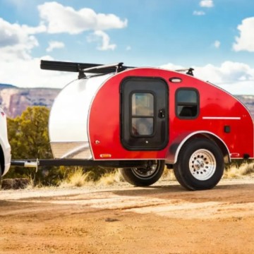 offroad teardrop camping trailer camper mini caravan rv