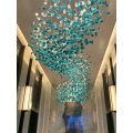 Candeleiro decorativo de pedra de vidro colorido personalizado