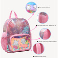 Mochila infantil liviana de lentejuelas