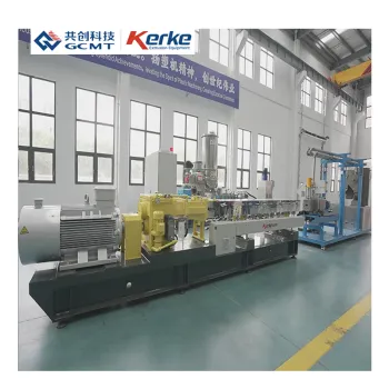 KTE-T Series Parallel Three-Screw Extruders: Advanced Machinery for Transparent High Concentration Masterbatch Extrusion Granulation