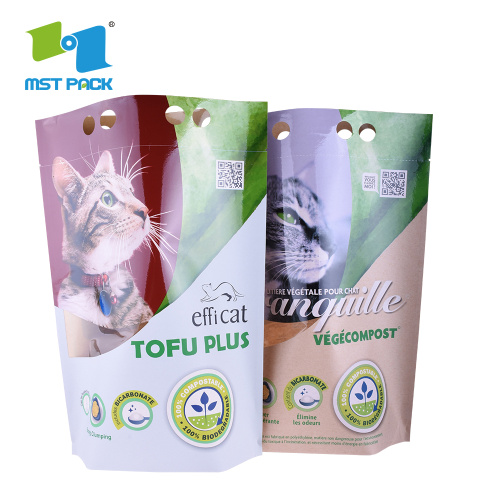 Bolsas de embalagens ecológicas para alimentos para animais de estimação