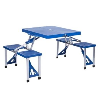 Dongnan PP/ABS Portable Space-Saving Outdoor Plastic Folding Picnic Table