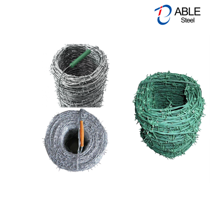 Galvanized Barbed Wire Fencing