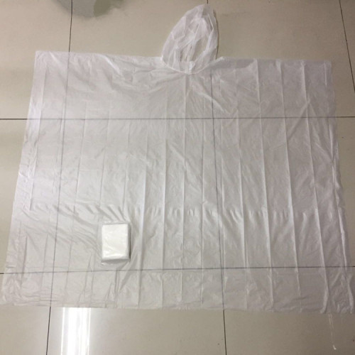 poncho de pluie biodégradable écologique personnalisé