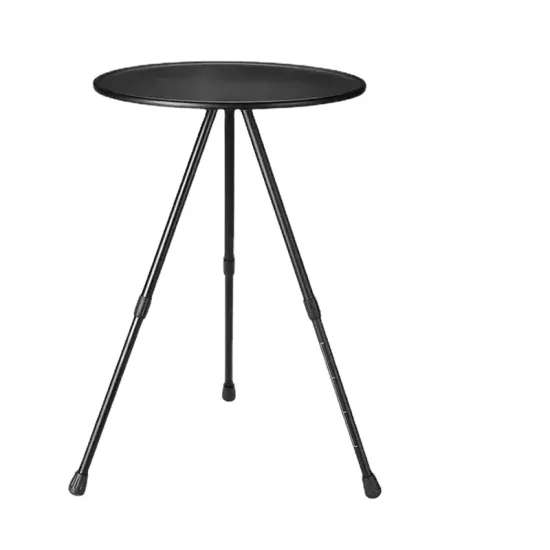 Adjustable Lightweight Folding Round Table for Camping - Easy Storage and Transport