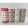Багаторазовий кухонний паперовий рушник OEM Christmas Decoration Printed