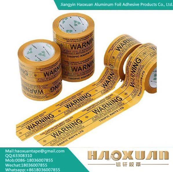 نوار بسته بندی شکننده زرد