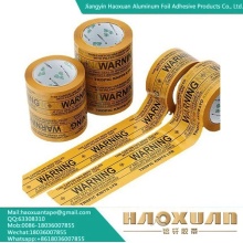 نوار بسته بندی شکننده زرد