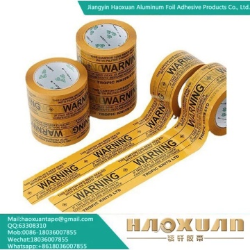 نوار بسته بندی شکننده زرد